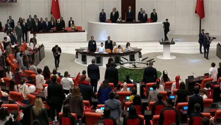TBMM’de 23 Nisan Coşkusu: Çocuklar Özel Oturumda Ağırlandı