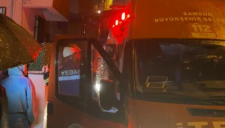 Samsun’da Ev Yangını: Anne ve 6 Aylık Bebeği Dumandan Etkilendi