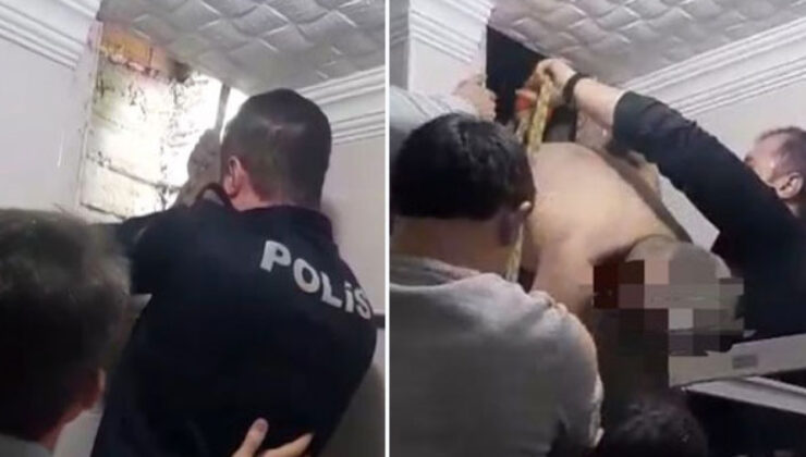Yozgat’ta İnanılmaz Olay: Boşanma Aşamasındaki Koca, Eşinin Evine Havalandırma Boşluğundan Girmeye Çalışınca Sıkıştı!