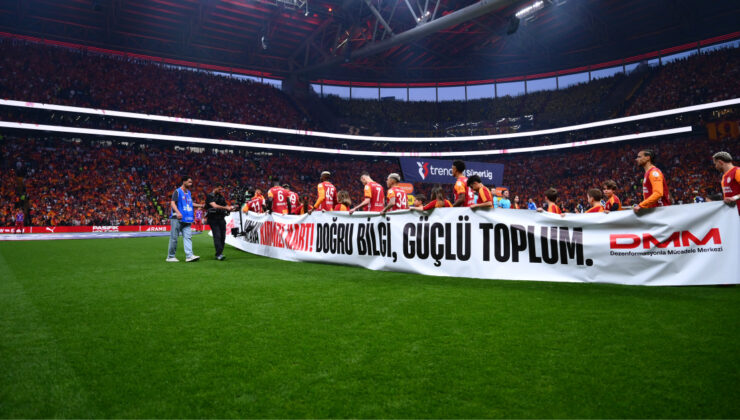 Galatasaray-Fenerbahçe Derbisinde Dezenformasyona Karşı Farkındalık: ‘Yalana Kırmızı Kart’