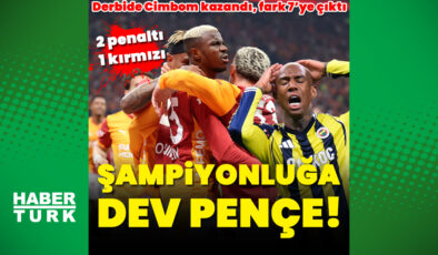 Galatasaray, Fenerbahçe’yi 3-0 Mağlup Ederek Şampiyonluk Yolunda Büyük Avantaj Elde Etti