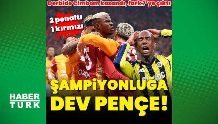 Galatasaray, Fenerbahçe’yi 3-0 Mağlup Ederek Şampiyonluk Yolunda Büyük Avantaj Elde Etti