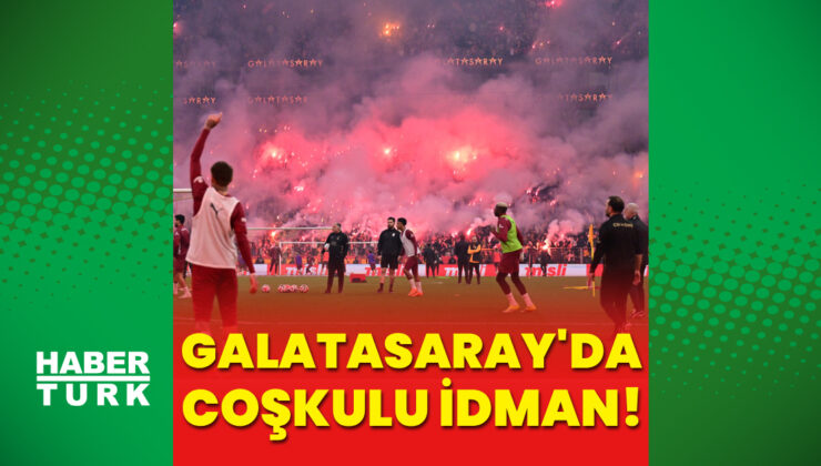 Galatasaray’da Samsunspor Maçı Hazırlıkları Taraftarla Bütünleşti: RAMS Park’ta Coşkulu Antrenman!