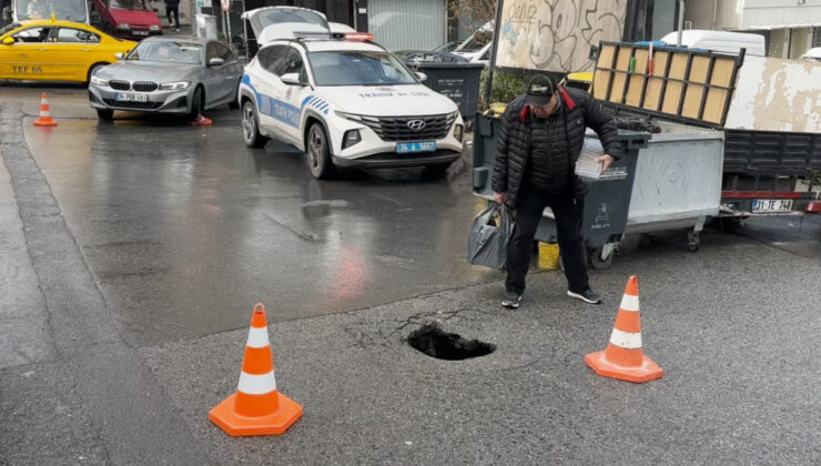 İstanbul’u Vuran Sağanak Sonrası Şişli’de Göçük: Trafik Aksadı, Bir Can Kaybı