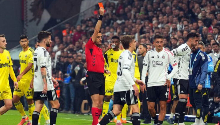 Fenerbahçe-Beşiktaş Derbilerinde Kartlar Havada Uçuşuyor: Son 30 Maçta 20 Kırmızı Kart!