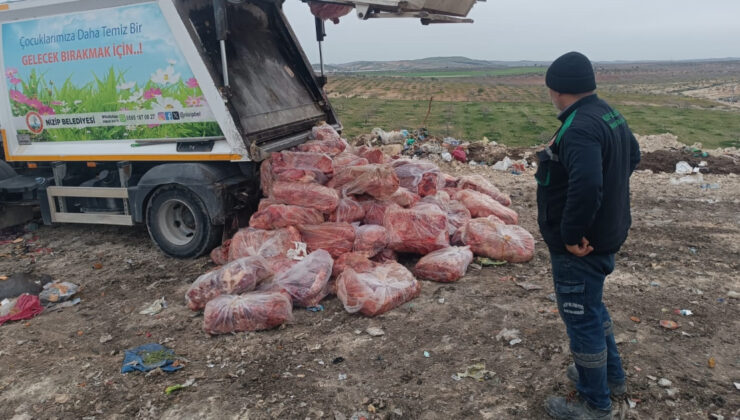 Nizip’te Sağlıksız Koşullarda Taşınan 1.6 Ton Sakatat İmha Edildi: Sürücü Gözaltında