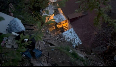 Sarıyer’de Toprak Kayması: 6 Bina Tahliye Edildi, Mahalleli Çaresiz