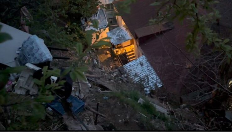 Sarıyer’de Toprak Kayması: 6 Bina Tahliye Edildi, Mahalleli Çaresiz
