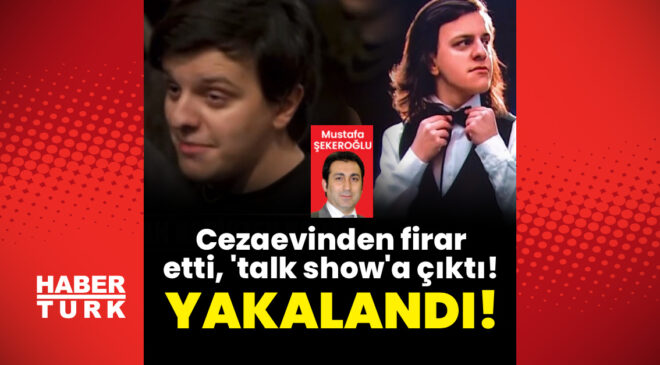 Cezaevinden Firar Eden Dolandırıcı Talk Show’a Katıldı, Yakalandı! Şok Gelişmeler