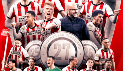 PSV Şampiyonluğa Ulaştı: Feyenoord’un Puan Kaybıyla Eredivisie’de Zirve PSV’nin!