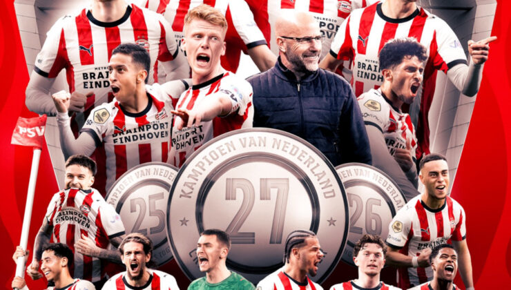 PSV Şampiyonluğa Ulaştı: Feyenoord’un Puan Kaybıyla Eredivisie’de Zirve PSV’nin!