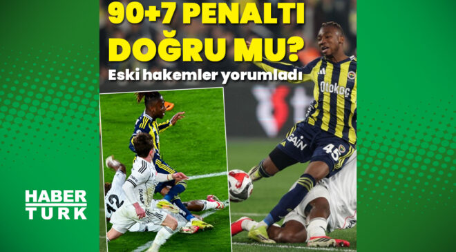 Fenerbahçe-Beşiktaş Derbisi Hakem Kararları Masaya Yatırıldı: Penaltı Doğru Mu?