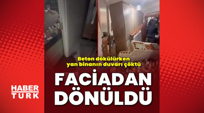 Zeytinburnu’nda İnşaat Faciası: Beton Dökme Sırasında Yandaki Binada Hasar Oluştu
