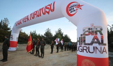 Gelibolu’da ’57. Alay Vefa Yürüyüşü’ Şehitleri Anmak İçin Başladı: Gençlik Tarihle Buluştu