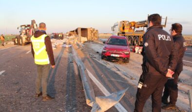 Aksaray-Konya Yolunda Zincirleme Kaza: Yardım Etmek İsteyenlere Çarptı, 1 Ölü, 6 Yaralı
