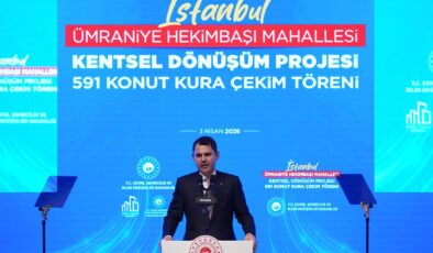 Bakan Kurum’dan Ümraniye’de Kentsel Dönüşüm Vurgusu: ‘Huzuru Geri Getiriyoruz’