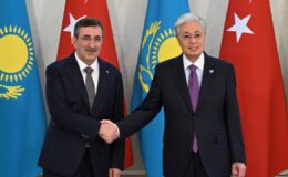 Cumhurbaşkanı Yardımcısı Yılmaz, Kazakistan Cumhurbaşkanı Tokayev ile Stratejik İşbirliğini Görüştü