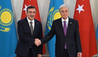 Cumhurbaşkanı Yardımcısı Yılmaz, Kazakistan Cumhurbaşkanı Tokayev ile Stratejik İşbirliğini Görüştü