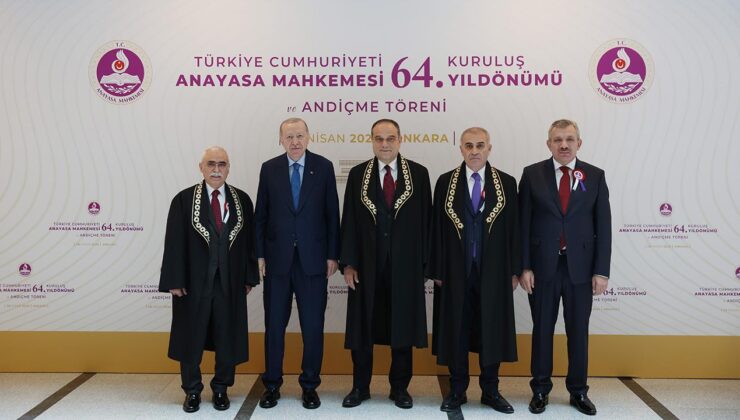 Cumhurbaşkanı Erdoğan, Anayasa Mahkemesi’nin Kuruluş Yıl Dönümü Töreninde ve Yeni Üye Şaban Kazdal’ın Yemin Töreninde Yer Aldı