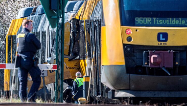 Danimarka’da Tren Faciası: Gribskov Hattında İki Tren Çarpıştı, 17 Yaralı, 5’inin Durumu Ağır