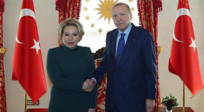 Cumhurbaşkanı Erdoğan, Rusya Federasyon Konseyi Başkanı Matviyenko’yu Kabul Etti: Görüşmede Öne Çıkanlar