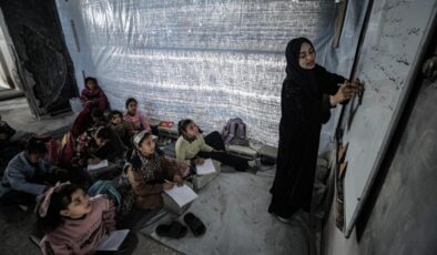 Gazze’de Eğitim Mücadelesi: ‘El-Meda Okulu’ Umudu Yeşertiyor