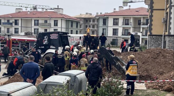 Manisa’da Kanalizasyon Çalışmasında Göçük: Bir İşçi Hayatını Kaybetti