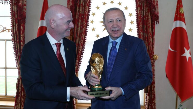 Cumhurbaşkanı Erdoğan, FIFA Başkanı Gianni Infantino’yu Kabul Etti: Futbolun Geleceği Konuşuldu