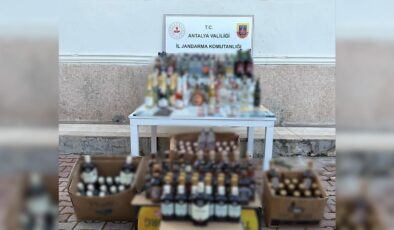 Antalya’da Kaçak Alkol ve Sahte Ürün Operasyonu: 1150 Litre Kaçak Alkol Ele Geçirildi