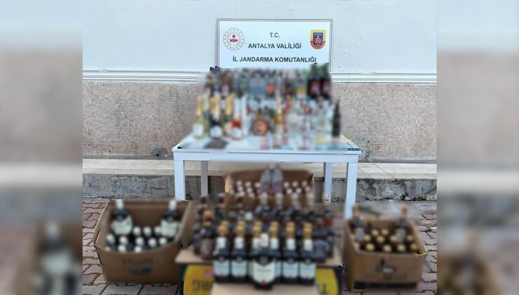 Antalya’da Kaçak Alkol ve Sahte Ürün Operasyonu: 1150 Litre Kaçak Alkol Ele Geçirildi