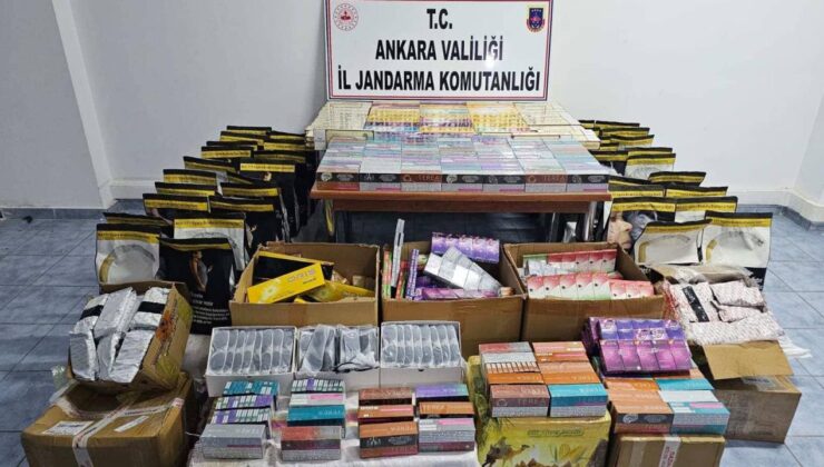 Ankara’da Kaçakçılığa Geçit Yok: Tır Operasyonunda Binlerce Kaçak Ürün Ele Geçirildi