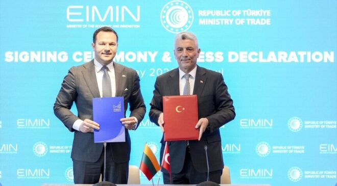 Türkiye ve Litvanya Arasında JETCO Protokolü İmzalandı: Ticaret Hacmi Hedefleri Yükseliyor